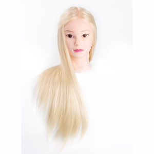 Synthetic Hair Barber Mannequin Hairdressing Doll Dummy Head