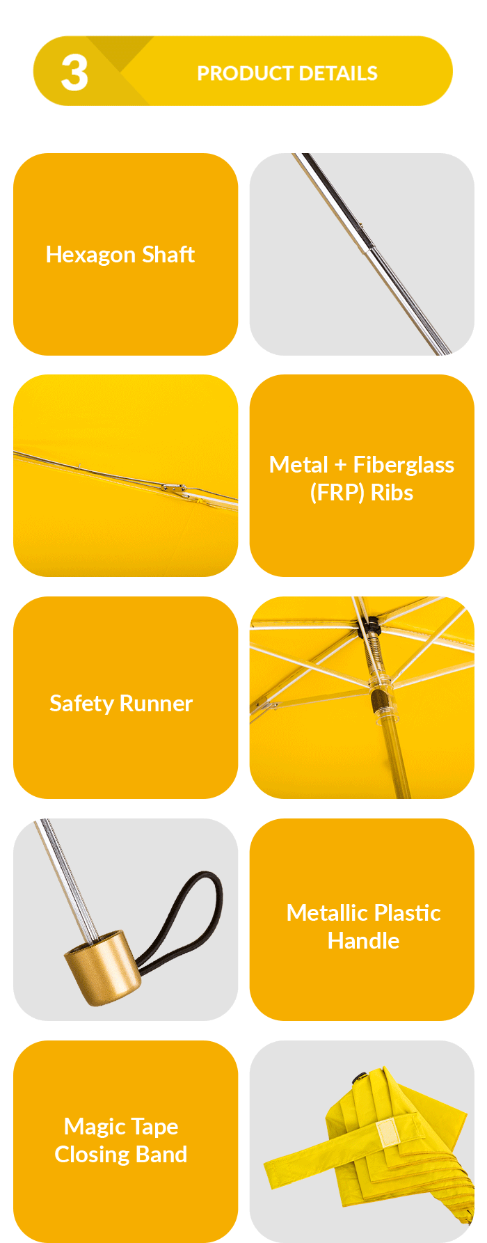 parapluie pliant de voyage travel folding umbrella