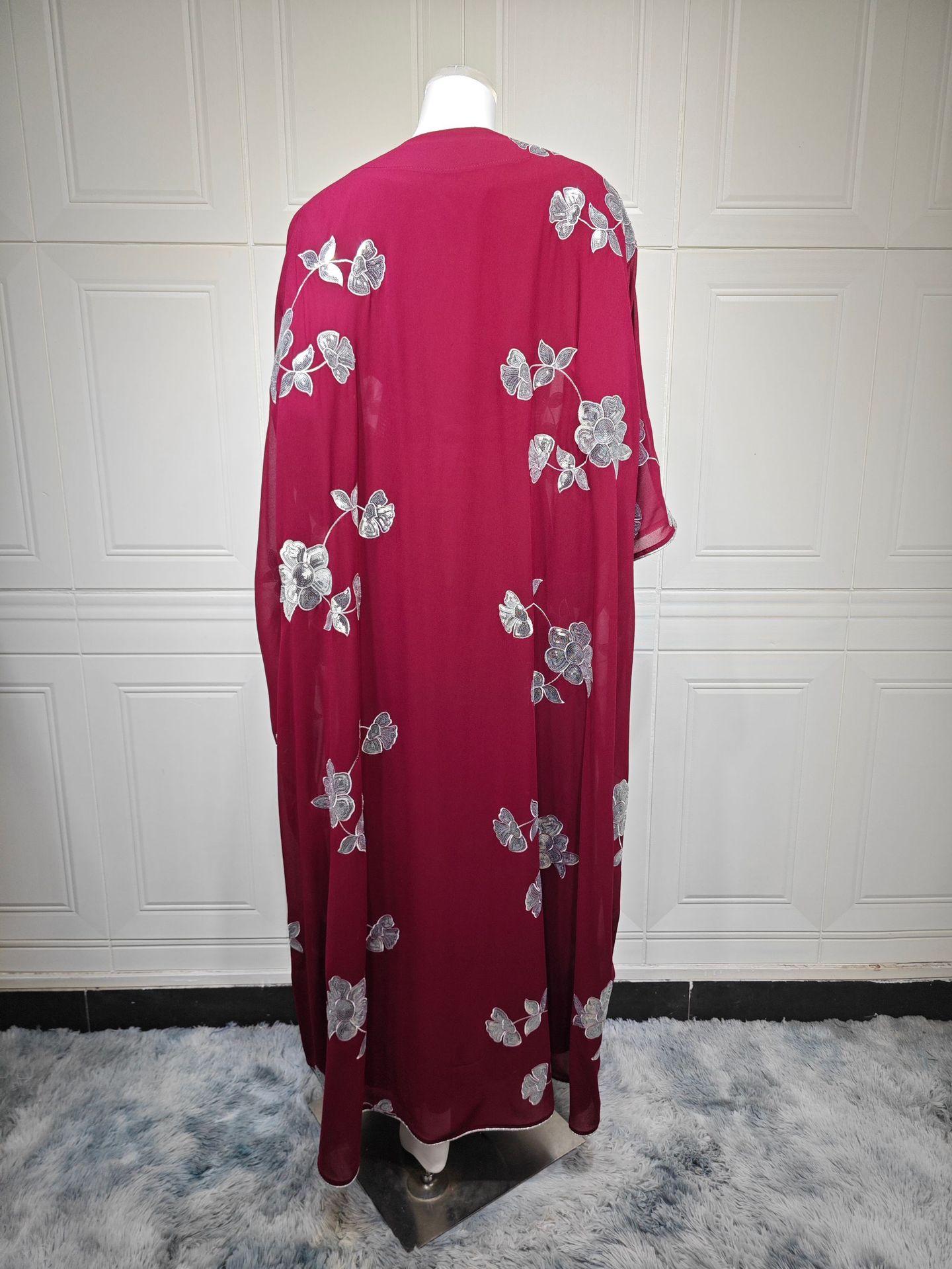 Abaya Jalabiya Dress 2 Pieces Set AB462 (11) Abaya Jalabiya Dress 2 Pieces Set AB462 (11)