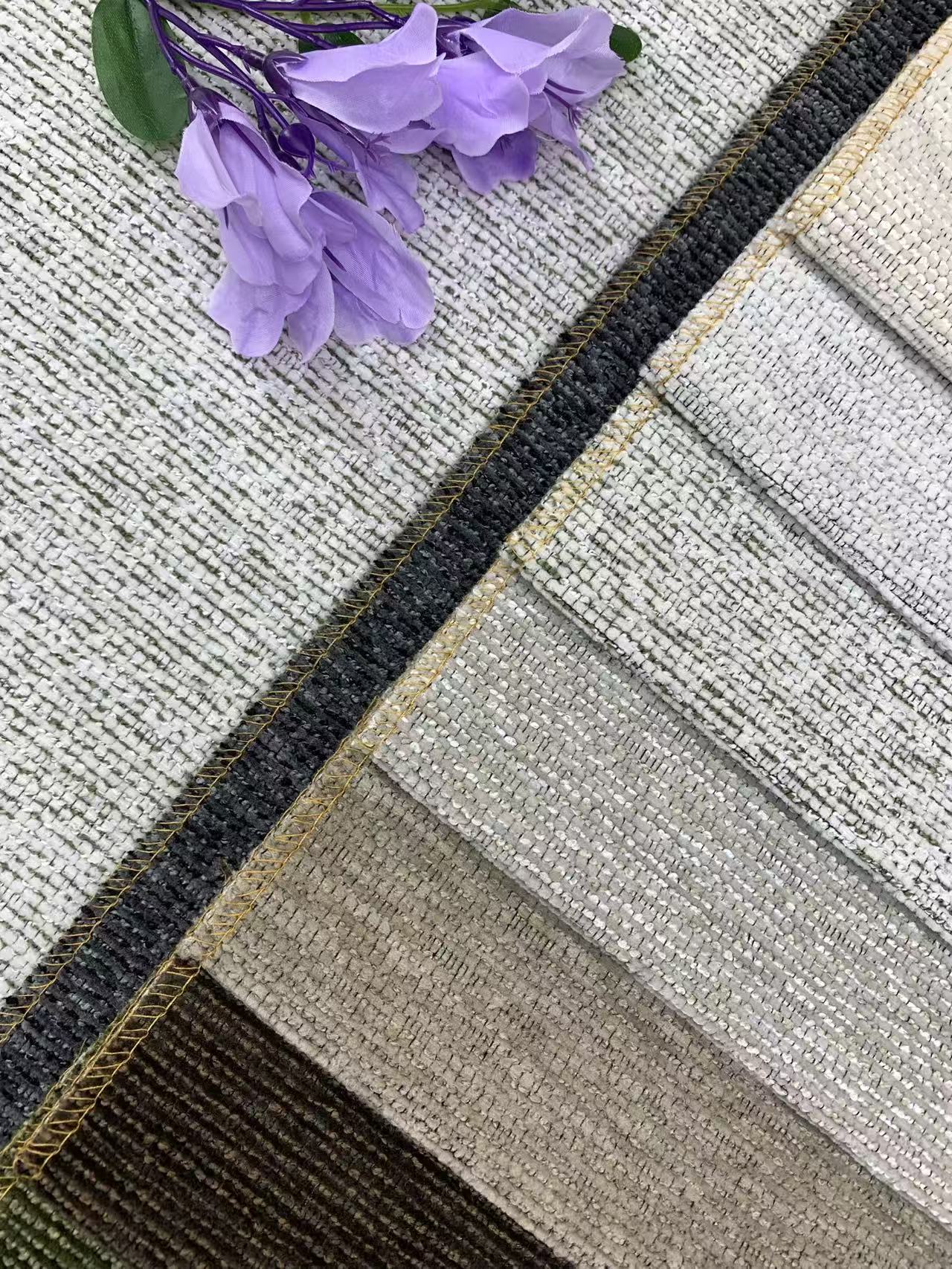 Textured Striped Chenille Upholstery Fabric Textured Striped Chenille Upholstery Fabric