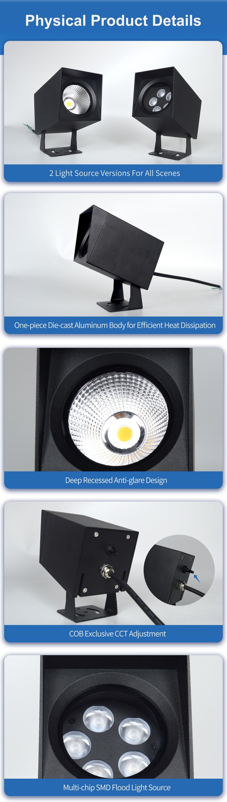 Square LED Garden Spot Light Square LED Garden Spot Light