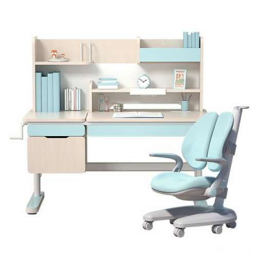 Quality kids' adjustable height desk with storage for Sale