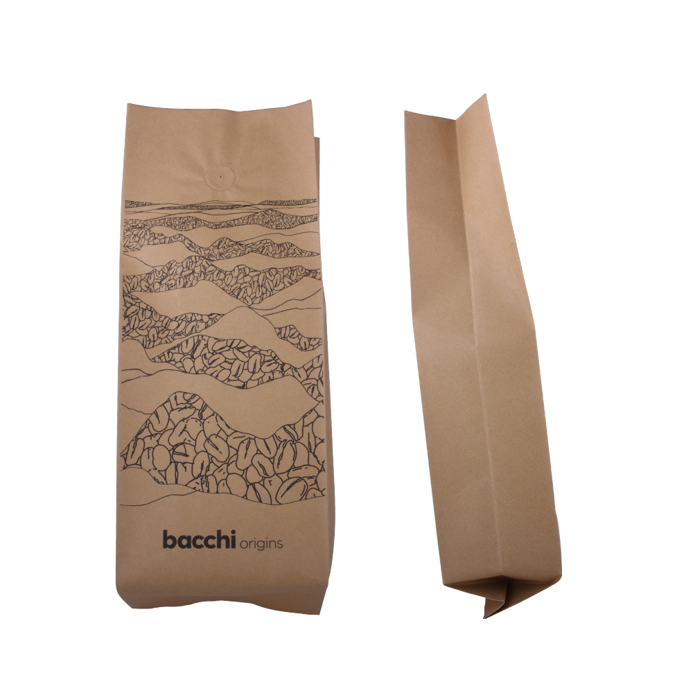 Flat Bottom Coffee Bag With Valve Flat Bottom Coffee Bag With Valve