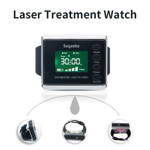 LLLT Red Light Blue Light Laser Treatment Watch for Sale, LLLT Red Light Blue Light Laser Treatment Watch wholesale From China
