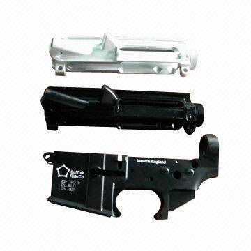 Stripped Lower Receiver with Hard Anodizing, Full Auto, Engraving Logo, Smooth Surface