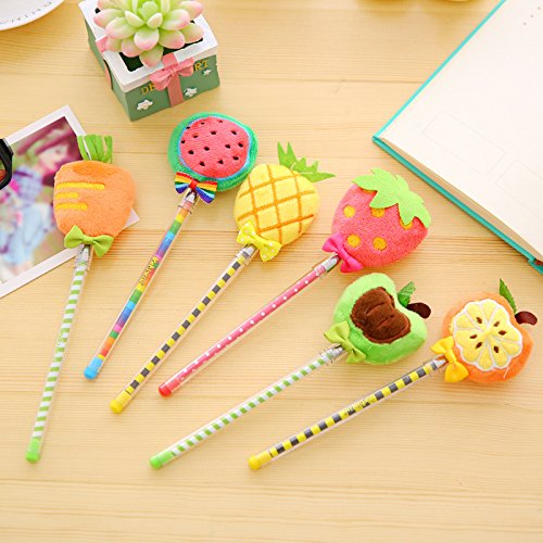 Plush Fruit Gel Pen 5 Plush Fruit Gel Pen 5