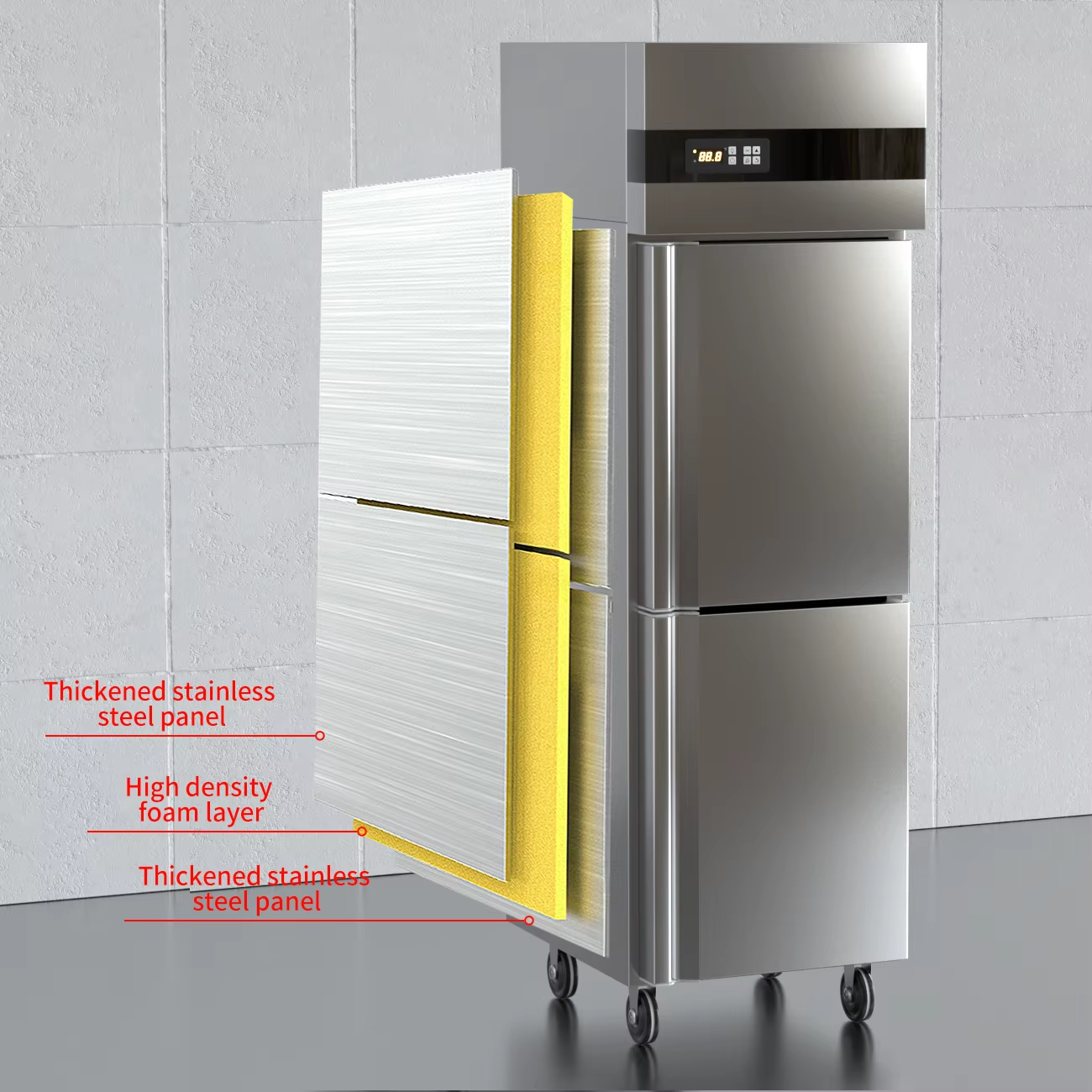 Thickened stainless steel sheet metal Thickened stainless steel sheet metal