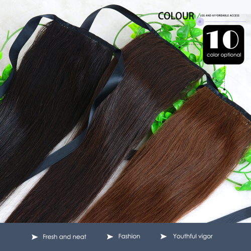 Silky Straight Pure Color Ponytail Clip In Ponytail Supplier, Supply Various Silky Straight Pure Color Ponytail Clip In Ponytail of High Quality