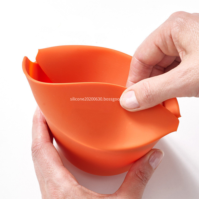 Bol de palomitas de maíz naranja Popcorn bowl orange