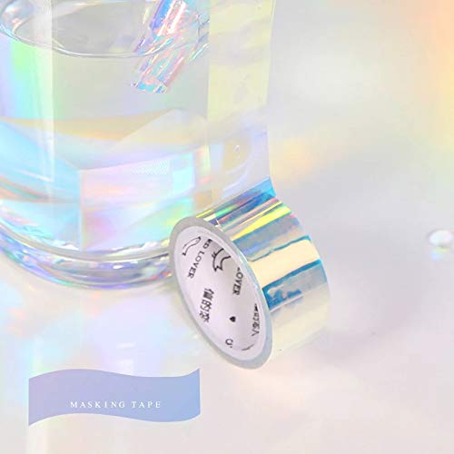 Holographic Rainbow Colored Masking Tape 5 Holographic Rainbow Colored Masking Tape 5