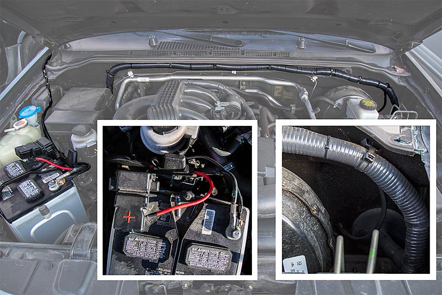 led-off-road-light-bar-work-light-wire-harness-installed-vehicle-battery-hidden-wires-how-to