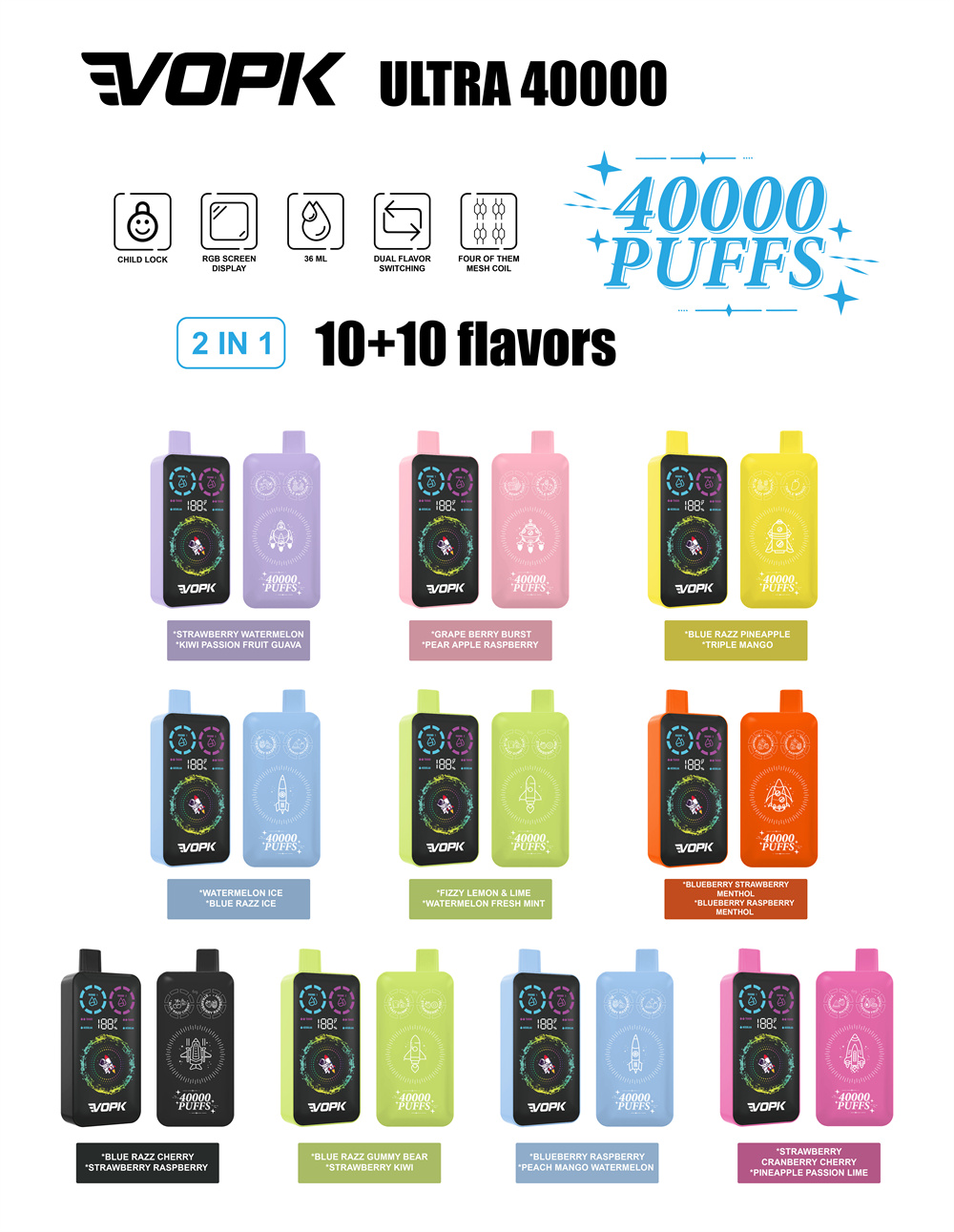 VOPK ULTRA 40000 puffs (17) VOPK ULTRA 40000 puffs (17)