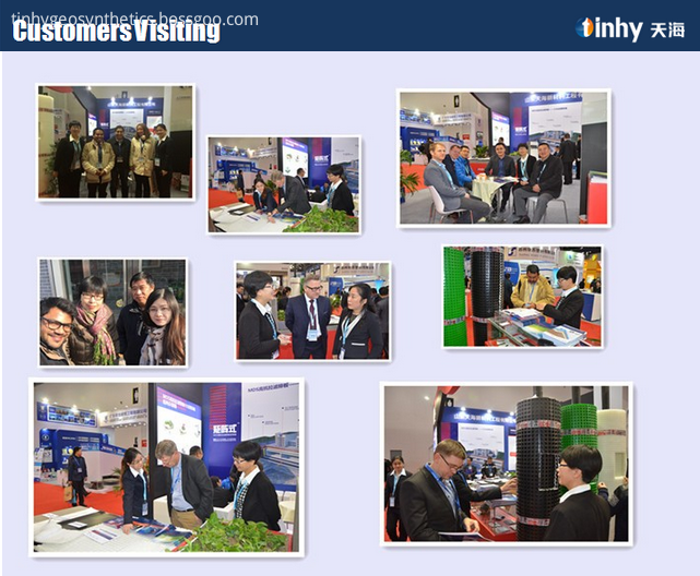 Geomembrankundenbesuch geomembrane customer visiting