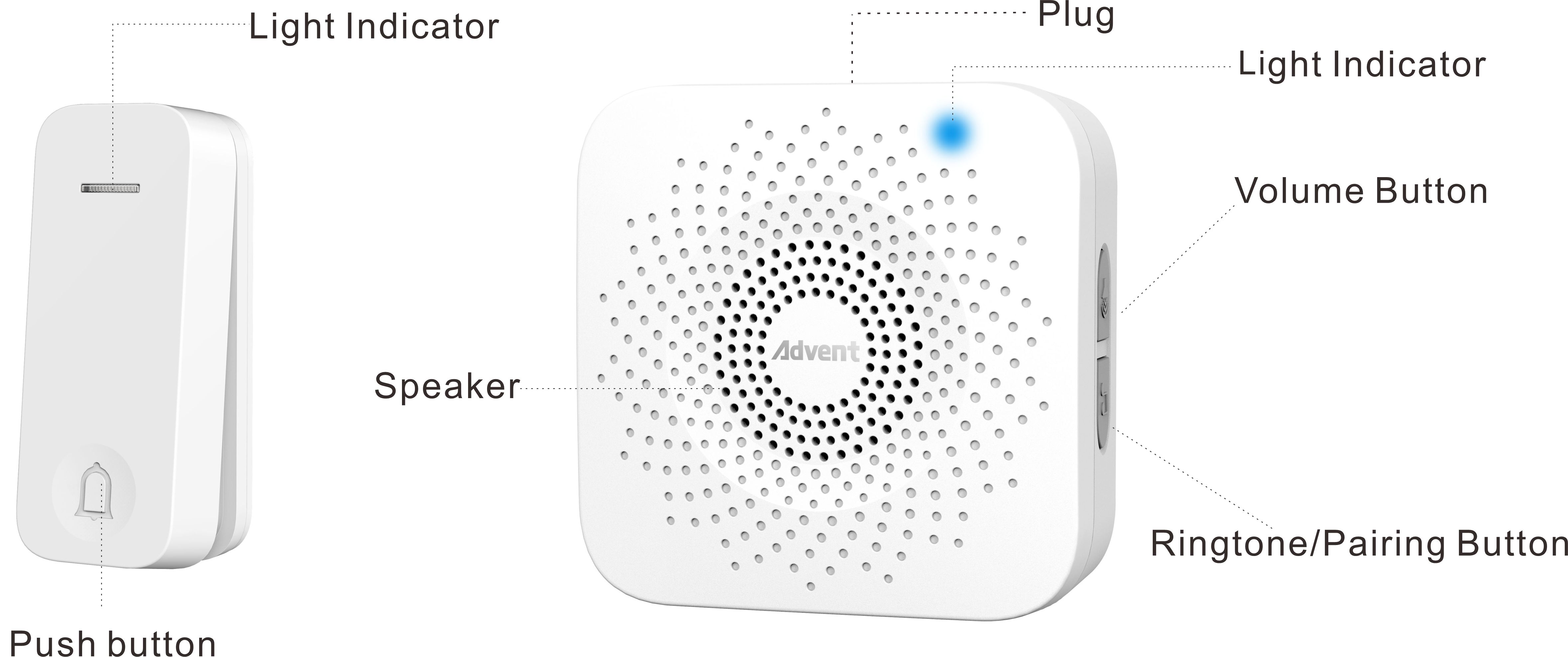 FB-W1901,wireless doorbell FB-W1901,wireless doorbell