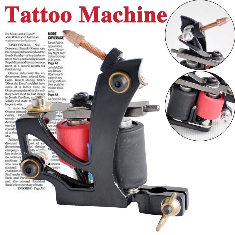 ametralladora negra del tatuaje black tattoo machine gun