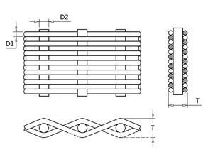 細い金網 fine wire mesh