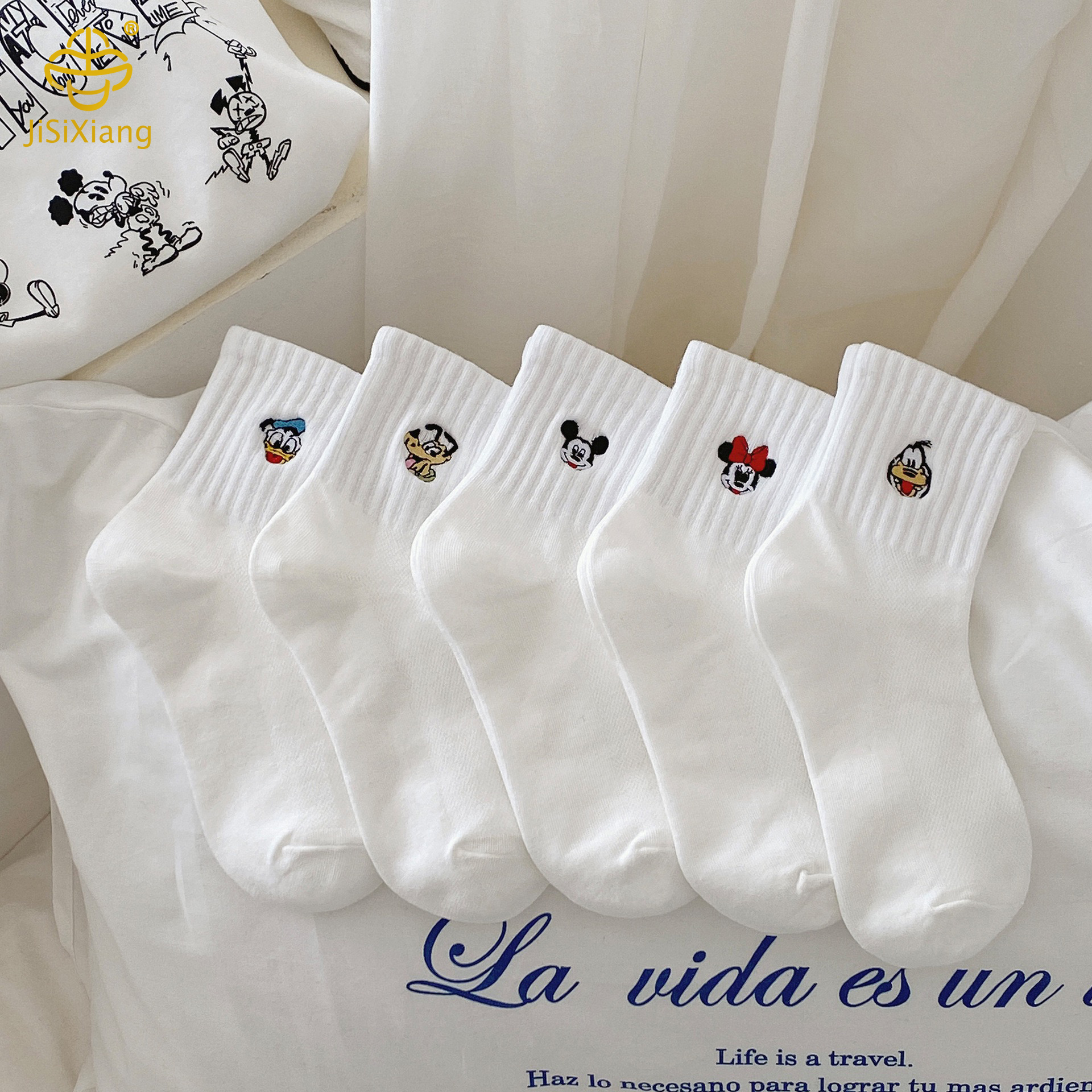 Korean cartoon tube socks Korean cartoon tube socks