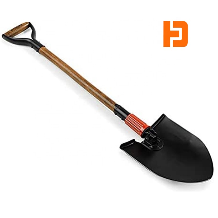 Carbon Steel Agricultural and Garden Digging Shovel Tools with Round and Square Point Head5 Carbon Steel Agricultural and Garden Digging Shovel Tools with Round and Square Point Head5