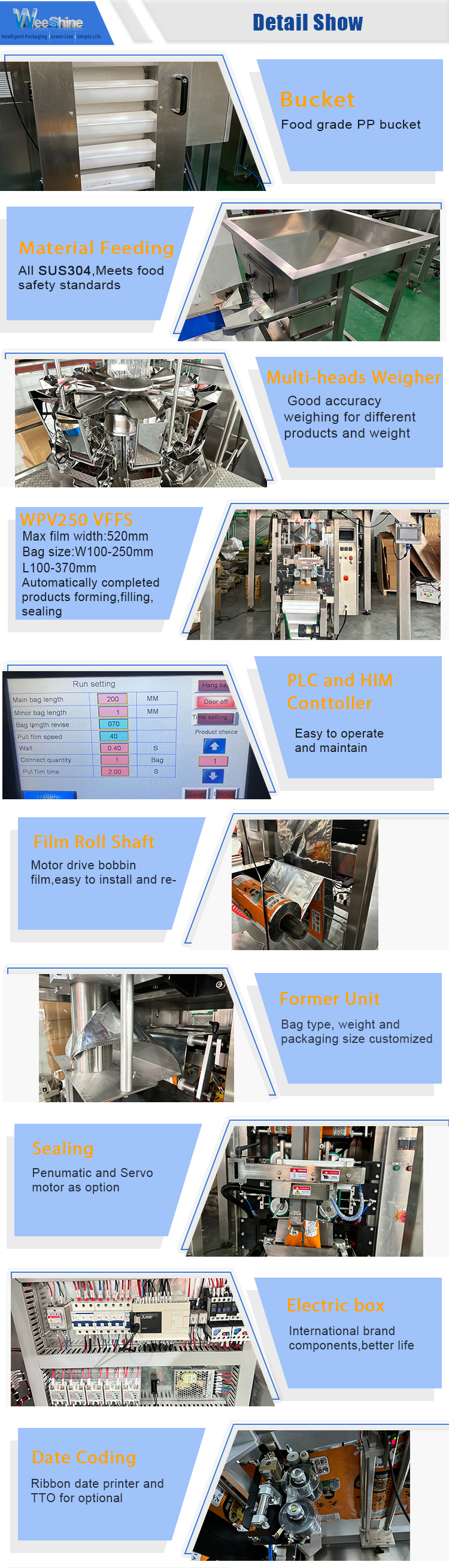 Weeshine packing machine Weeshine packing machine