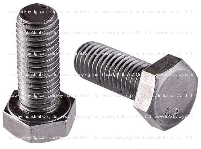 Carbon Steel Class 8 8 Hex Head Screw Din933 China Manufacturer