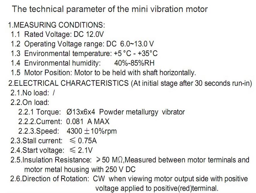 ミニDCモータ mini dc motor