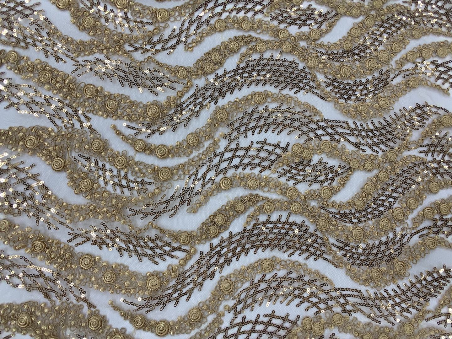 Cord Embroidery Fabric