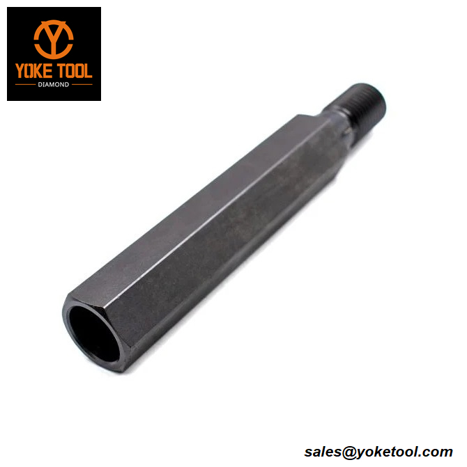 1 14'' UNC (F-M) Dry Drilling Extension Rods 200mm Dust Free 1 14'' UNC (F-M) Dry Drilling Extension Rods 200mm Dust Free