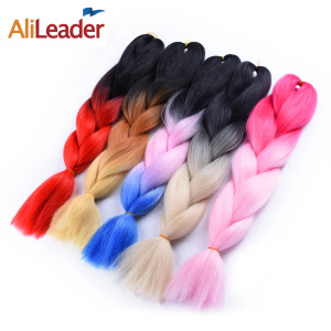 Ombre Two Tone Jumbo Braids Crochet Hair Extension