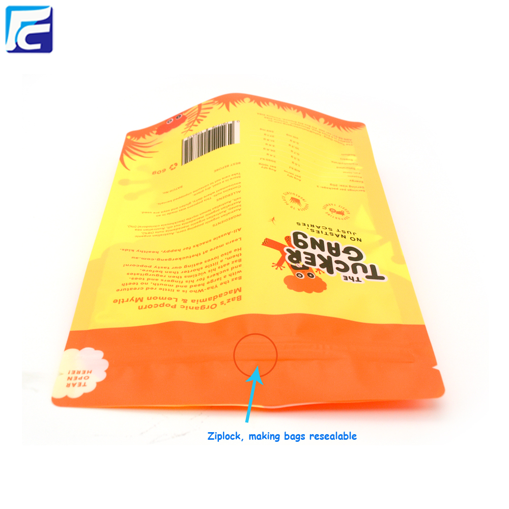 Sacs faits sur commande de logo de Popcorn Custom Logo Popcorn Bags