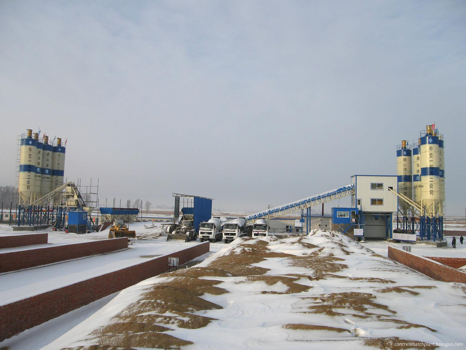 concrete batching plant need special maintenance in cold season