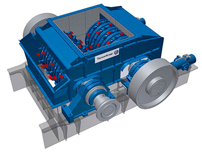 Trituradora de rodillo doble Double Roller Crusher