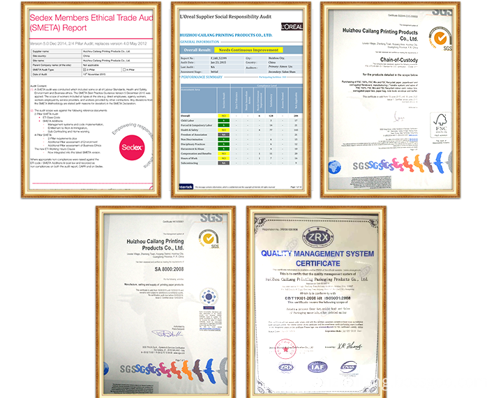 Cailang Certifications Cailang Certifications