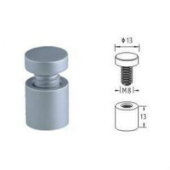 Serie Ca Aluminio Estilo fuerte Color B82220 Signo Separadores fuertes Top plano 1 Ca Series Aluminium Strong Style Color B82220 Sign Strong Standoffs Flat Top 1