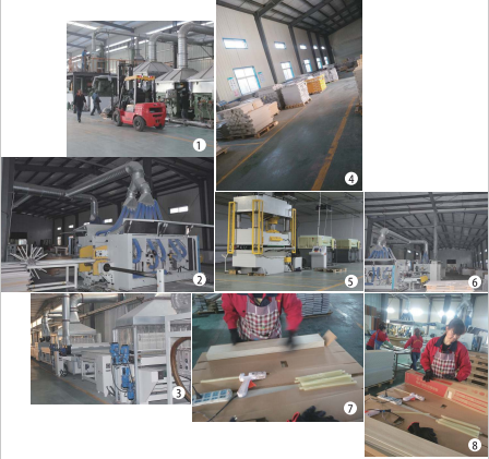 SPC flooring production line