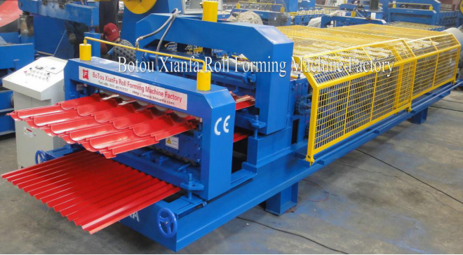 glazed double forming machine