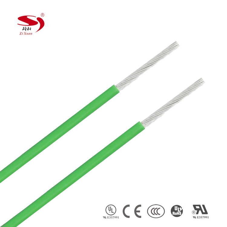 Fluorine plastic insulated wire FF46-1 2.5mm² GREEN04 Fluorine plastic insulated wire FF46-1 2.5mm² GREEN04