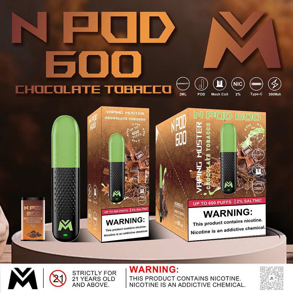 N Pod electronic cigarette 600 Puff N Pod electronic cigarette 600 Puff