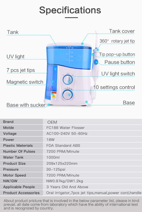 Doustny irygator oral irrigator