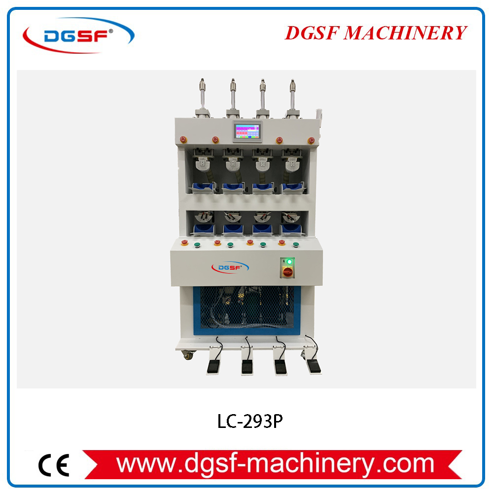 LC-293P Reversed-Type Toe Forming Machine With 4 Hot & 4 Cold Stations (3) LC-293P Reversed-Type Toe Forming Machine With 4 Hot & 4 Cold Stations (3)