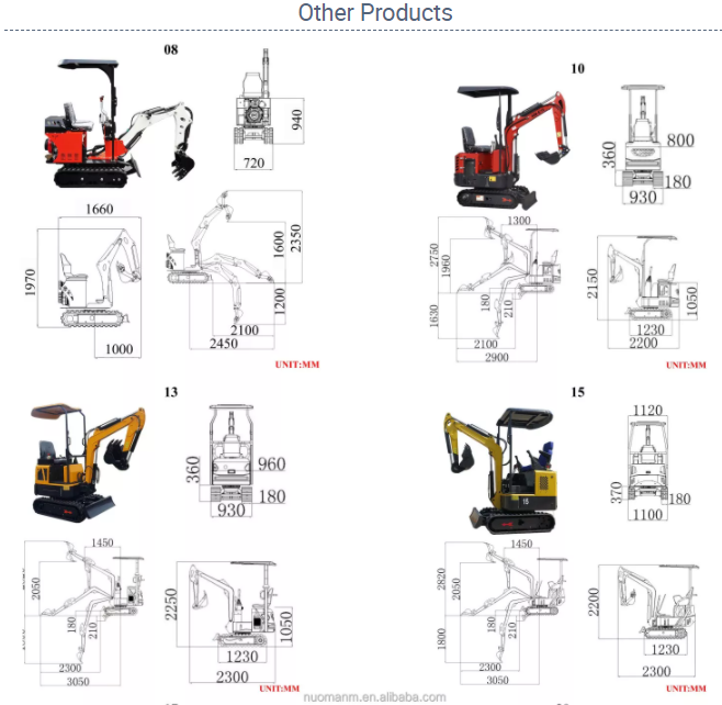1ton Mini Excavator 1ton Mini Excavator