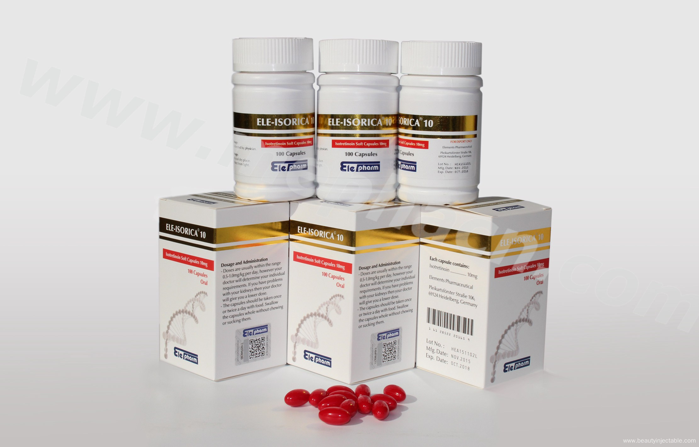Isotretinoin Capsules For Acne