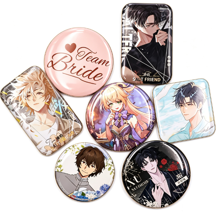 personalized anime character pin badges personalized anime character pin badges