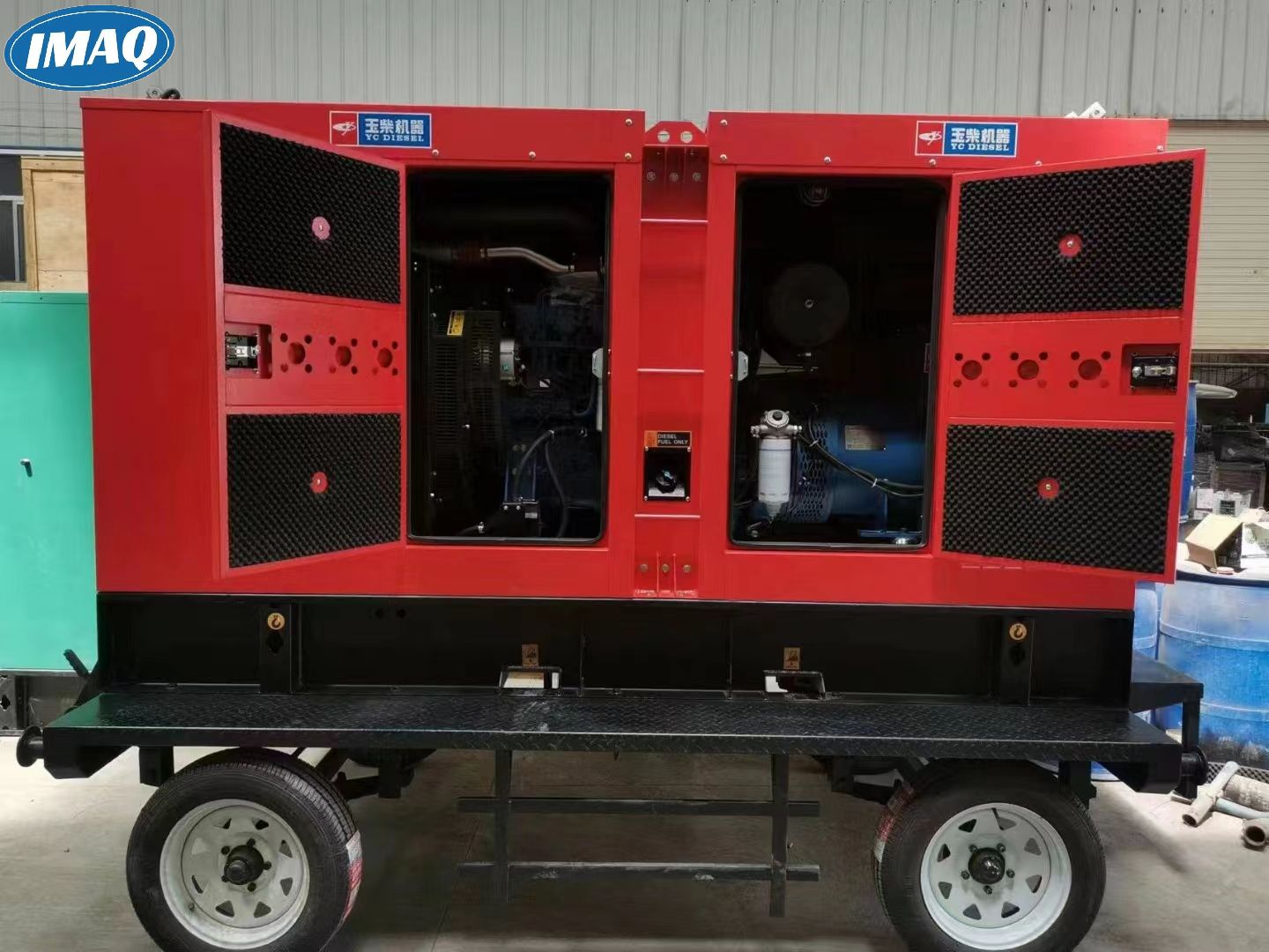 Yuchai 50kW mobile trailer sil1 Yuchai 50kW mobile trailer sil1