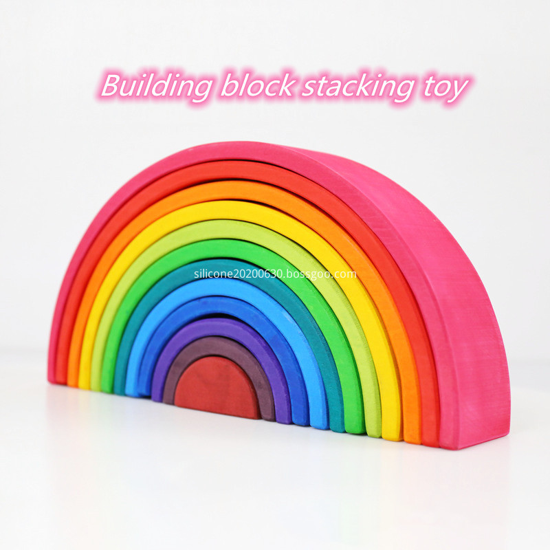 Jouet d'empilage de blocs de construction Building block stacking toy