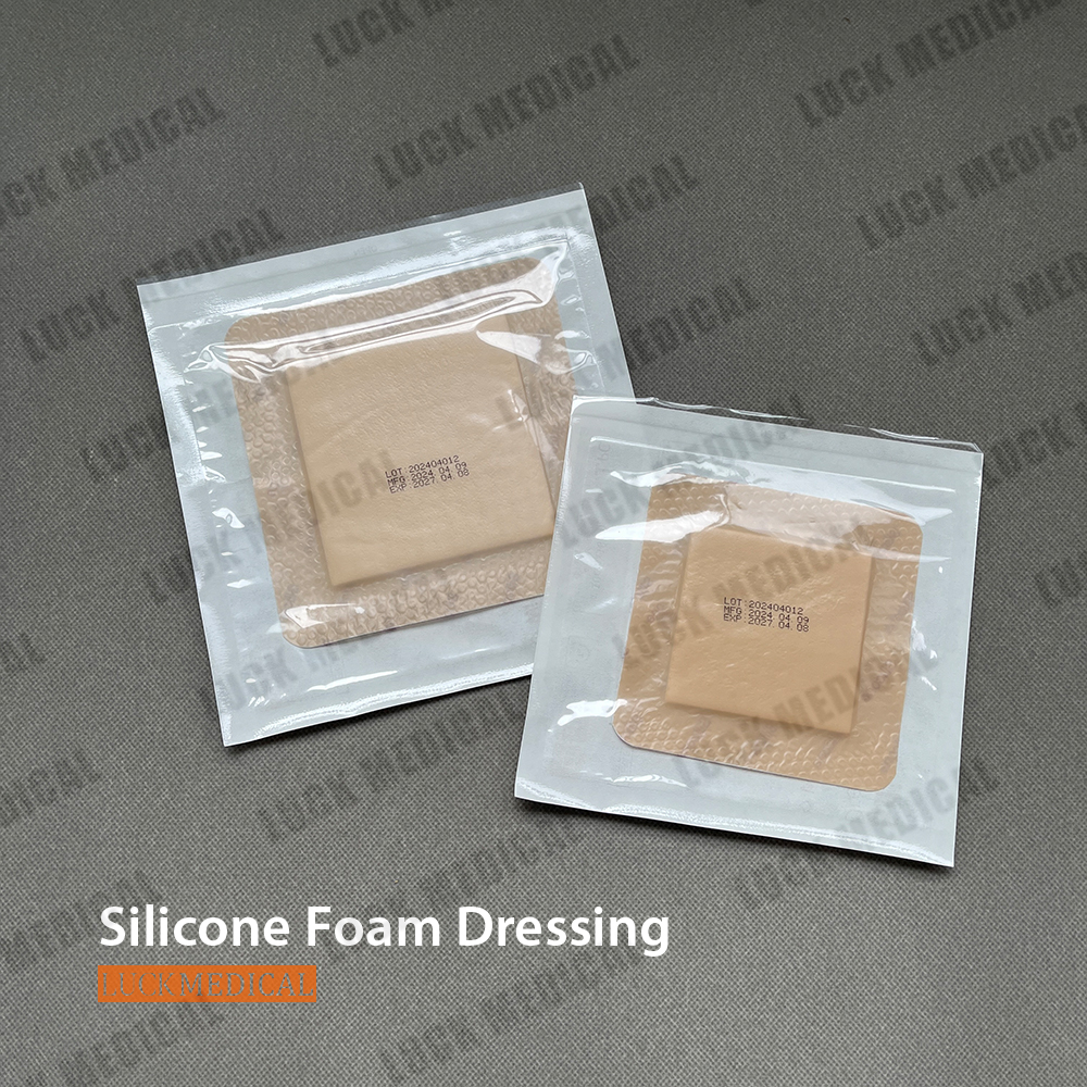Silicone foam wound dressing 09 Silicone foam wound dressing 09
