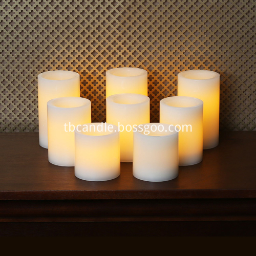 flat flameless candle