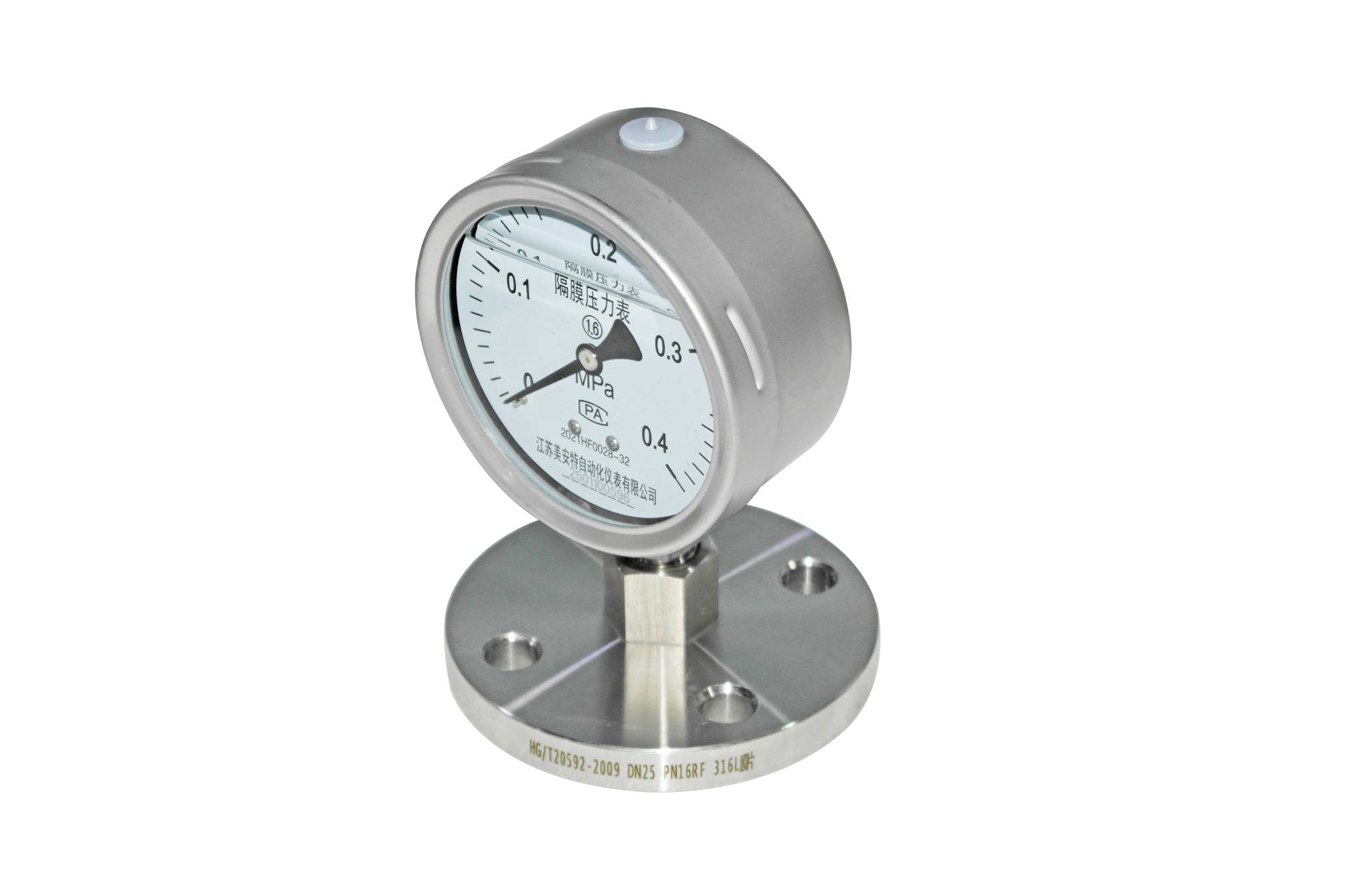 Diaphragm pressure gauge Diaphragm pressure gauge