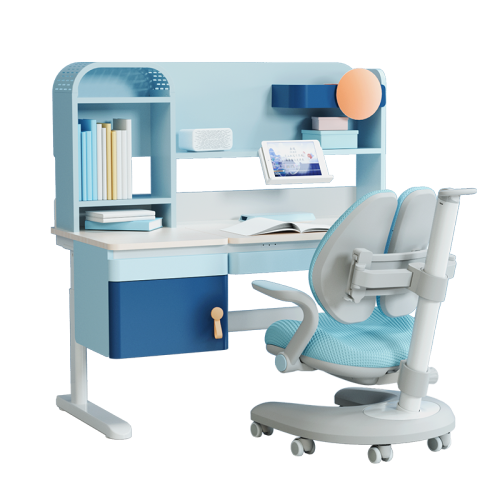 Quality Study desk and chair with bookshelf for Sale