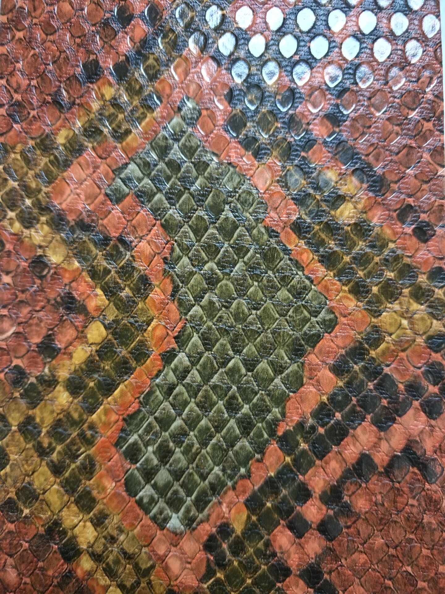 뱀 가죽 인조 가죽 Snake Prints Artificical Leather