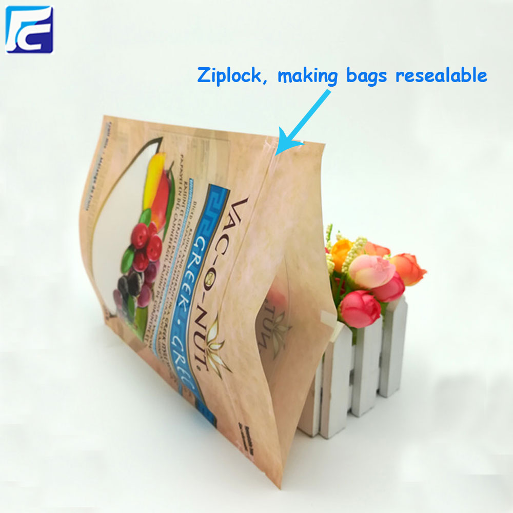 bolsas de suporte de grau alimentar food grade stand up pouches